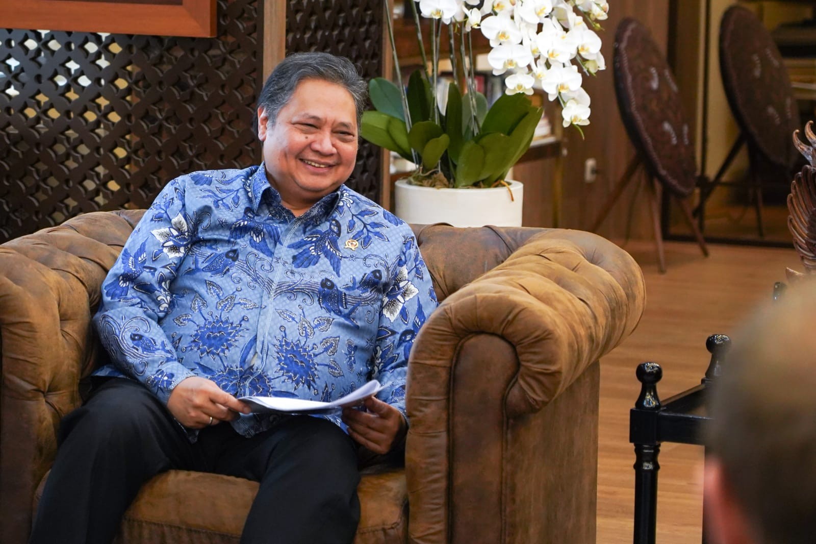 Bertemu First Vice Chairman of Parliament Ukraine, Airlangga Bahas Komitmen RI Jaga Perdamaian Dunia (FOTO:Dok Ist)