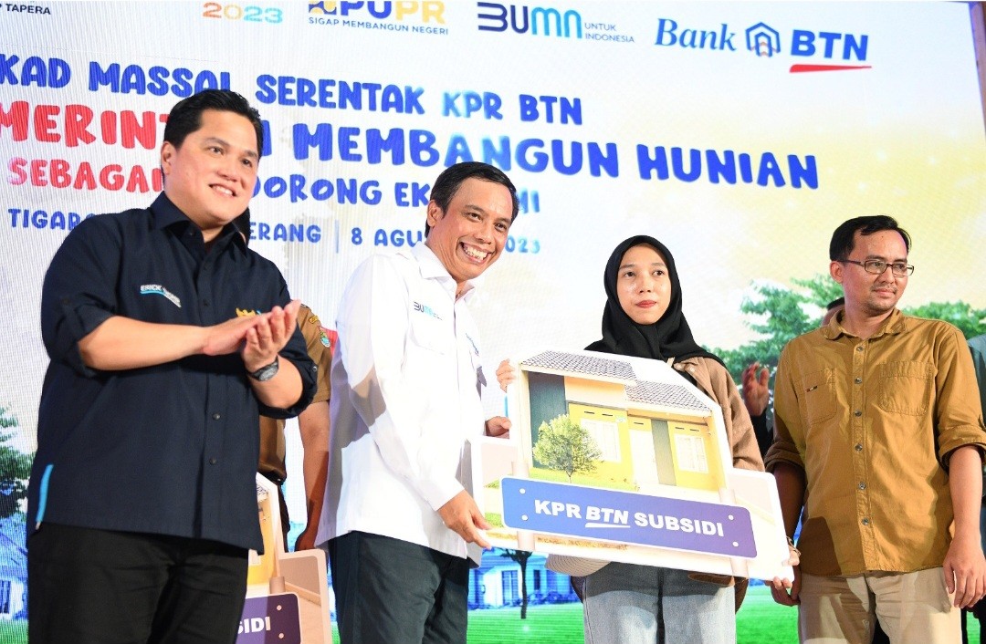 Dukung MBR Miliki Rumah Layak, BTN (BBTN) Gelar Akad KPR Massal (FOTO:Dok Ist)
