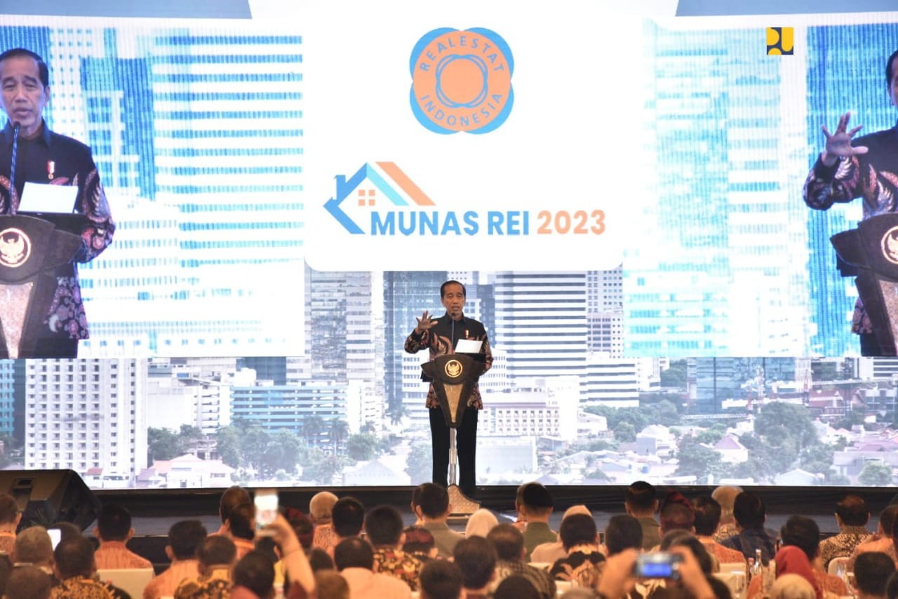 Jokowi Minta Sektor Properti Terus Berikan Multiplier Effect Tinggi bagi Perekonomian. (Foto Dok KemenPUPR)