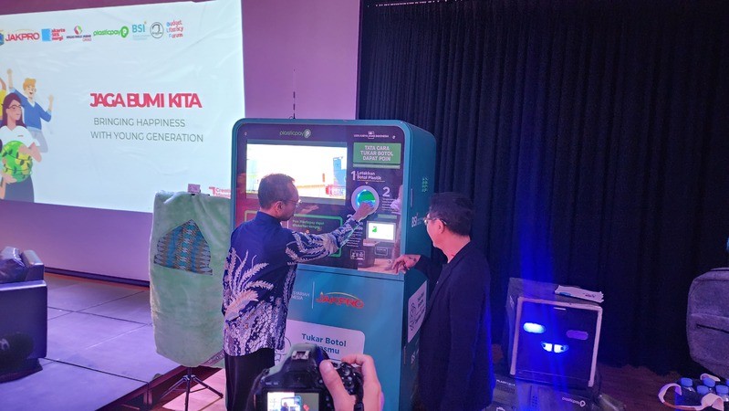 Jakpro Luncurkan Program Substitusi Sampah Jadi Duit. (Foto: MNC Media)