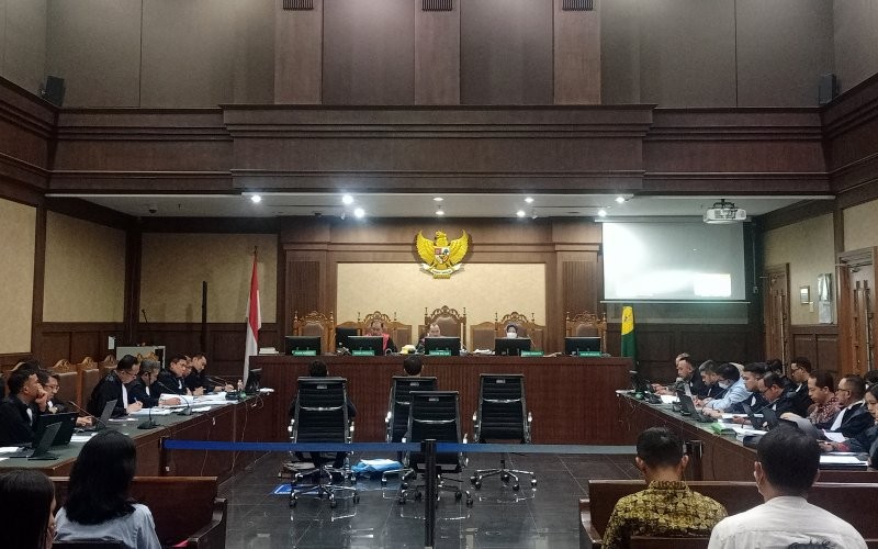 Sidang lanjutan perkara dugaan korupsi BTS 4G Kominfo dengan terdakwa mantan Menkominfo Johnny G Plate kembali digelar