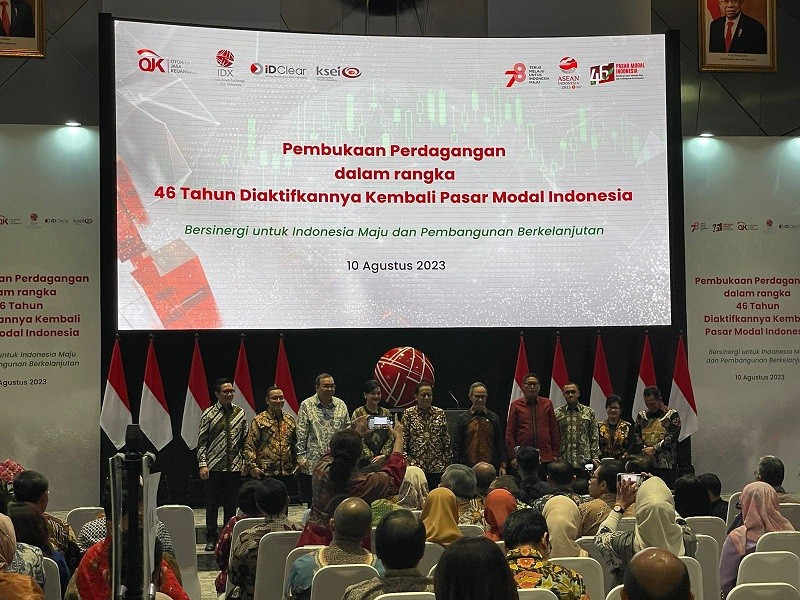 BEI Rayakan HUT Pasar Modal Indonesia ke-46 pada Hari Ini (Foto MNC Media)