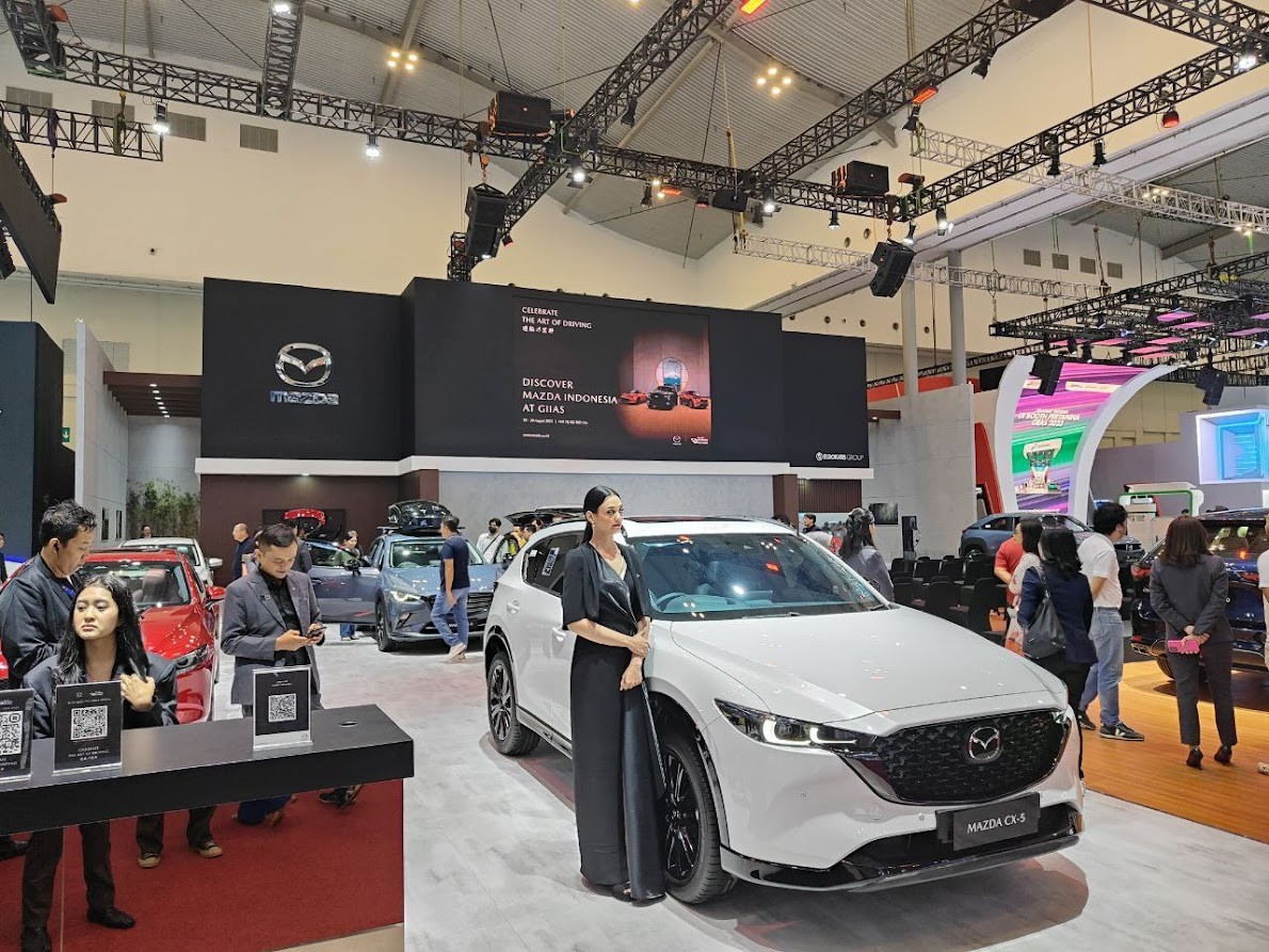 Mazda Jual Mobil Bekas Pameran dan Test Drive Km Rendah, Segini Harganya. (Foto MNC Media)