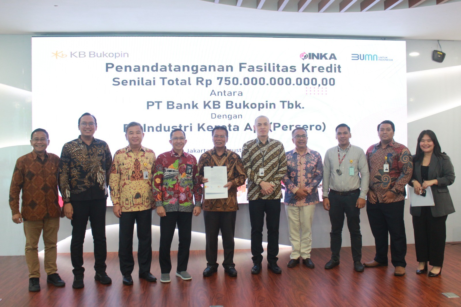 KB Bukopin Guyur Pembiayaan Rp750 Miliar Buat Modal Pengadaan Kereta INKA (Foto: MNC Media)