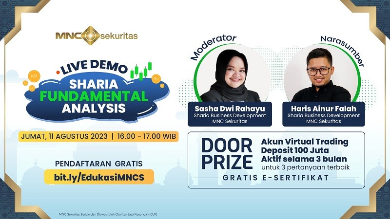 Tonton Webinar Gratis dari MNC Sekuritas, Live Demo: Sharia Fundamental Analysis (Foto MNC Media)