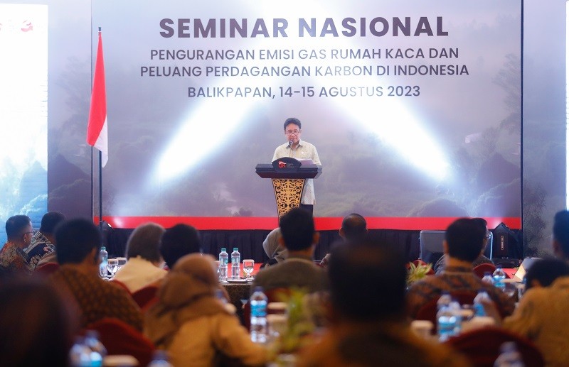 Siapkan Pengawasan Bursa Karbon, OJK Gelar Seminar Nasional di Balikpapan. (Foto: MNC Media)