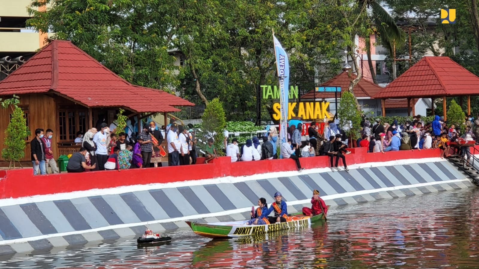 Empat Tahun, Pemerintah Rampungkan Infrastruktur Pengendali Banjir di Palembang (foto: MNC Media)