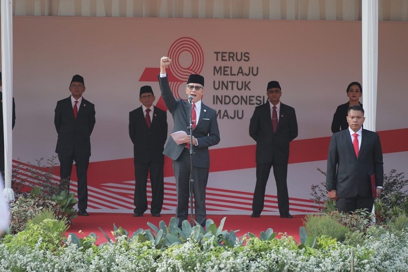 Rayakan HUT RI Ke-78, OJK Wujudkan Transformasi One-OJK Menuju Indonesia Maju. (Foto: MNC Media)