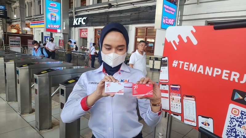 KAI Commuter Luncurkan Kartu Multi Trip Edisi Khusus Kemedekaan RI. (Foto: MNC Media)