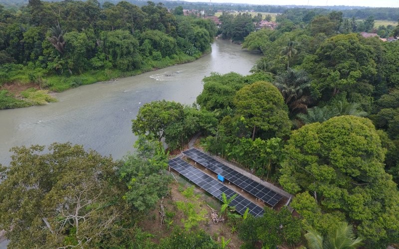 Bukit Asam (PTBA) Resmikan PLTS Irigasi di Desa Karang Raja Sumsel 
