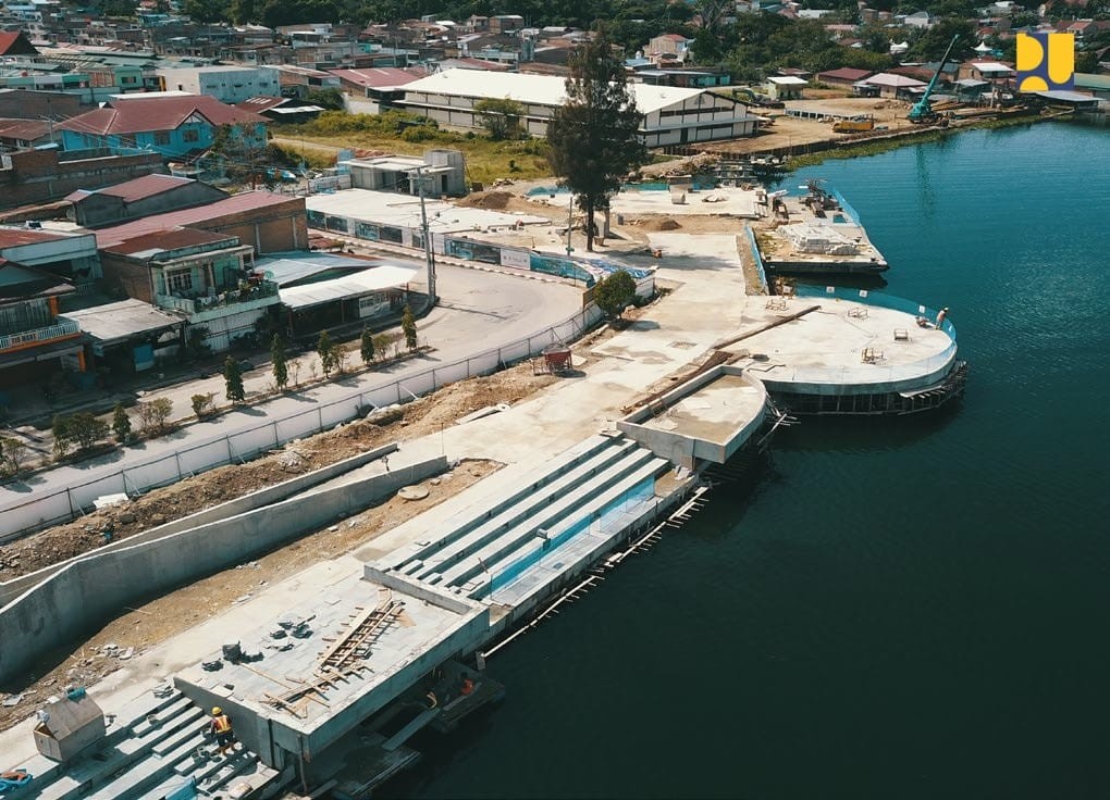 PUPR Gelontorkan Anggaran Rp161,5 Miliar Tata Kawasan Waterfront City KSPN Danau Toba. (Foto: MNC Media)