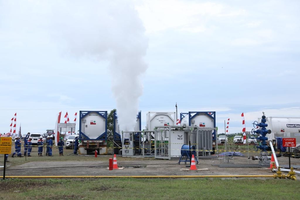 Jadi Kado HUT ke-78 RI, PHE Berhasil Lampaui Target Pengurangan Emisi Karbon (foto: MNC Media)