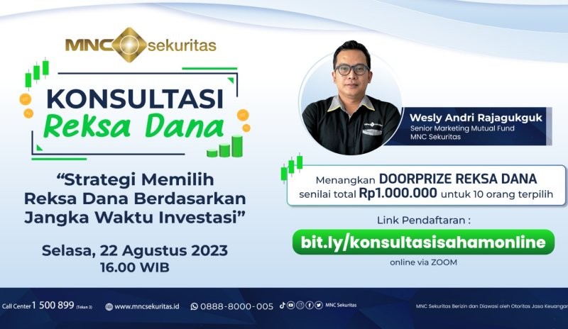 MNC Sekuritas senantiasa memberikan edukasi seputar pasar modal, salah satunya melalui program konsultasi reksa dana.