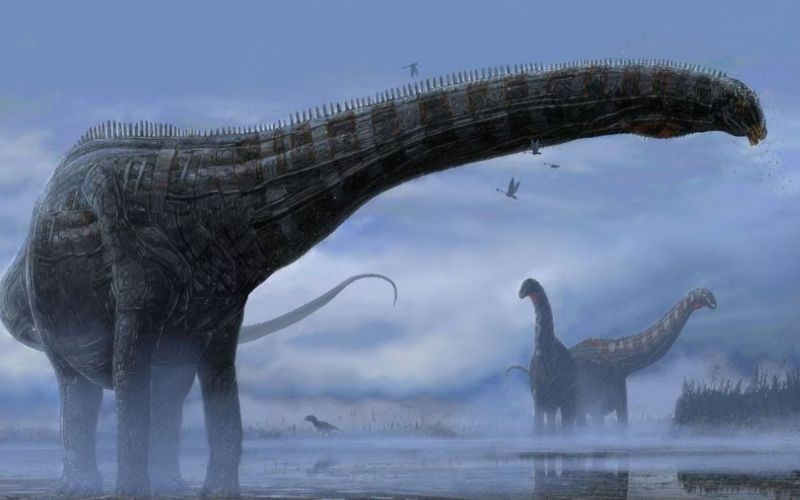 Dinosaurus Pemakan Tumbuh-tumbuhan Tertua di Dunia Ditemukan di Negara Ini. Foto: Reuters/Ilustrasi Dinosaurus