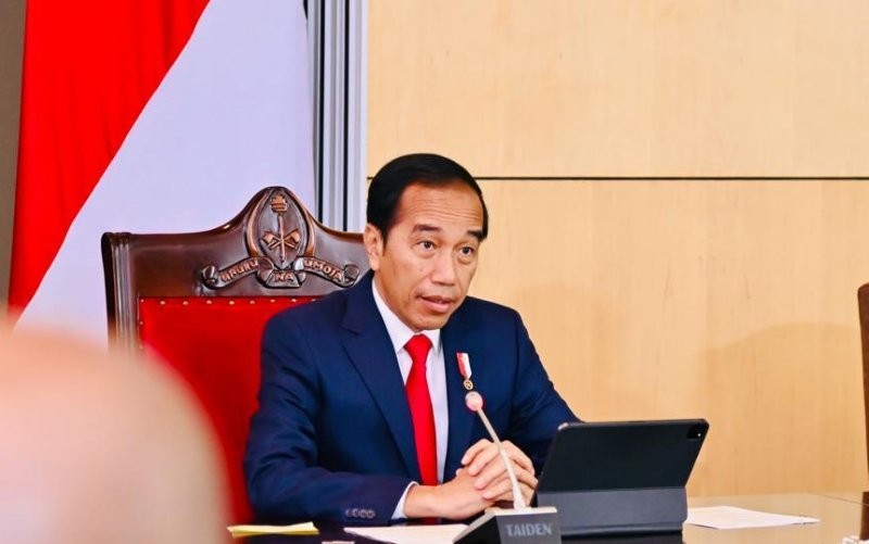 Bertemu Presiden Mozambik, Jokowi Bahas Investasi Migas hingga Vaksin. Foto: MNC Media.