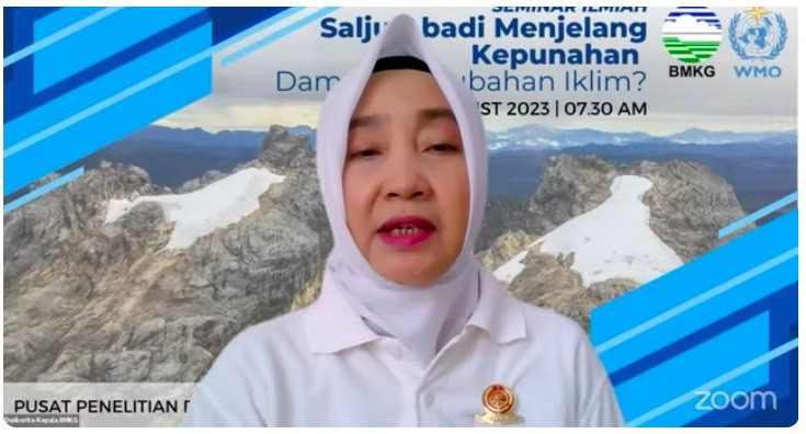 Fenomena El Nino Berpotensi Bikin Salju Abadi di Papua Punah. (Foto Tangkapan Layar)