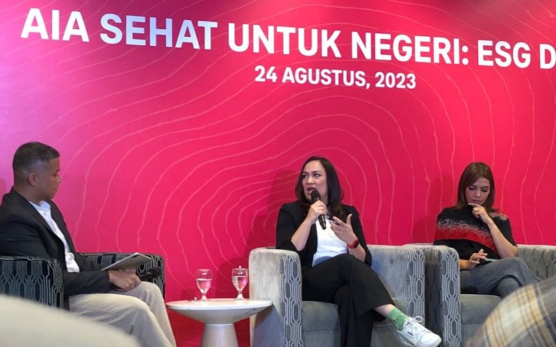 Chief Marketing Officer AIA Indonesia Kathryn Parapak (Foto: Nur Ichsan Yuniarto/IDXChannel)