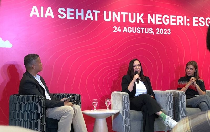Chief Marketing Officer AIA Indonesia Kathryn Parapak (Foto: Nur Ichsan Yuniarto/IDXChannel)
