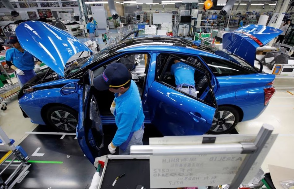 Toyota Hentikan Sebagian Operasional Pabrik Perakitan di Jepang Imbas Kegagalan Sistem. (Foto: Reuters)