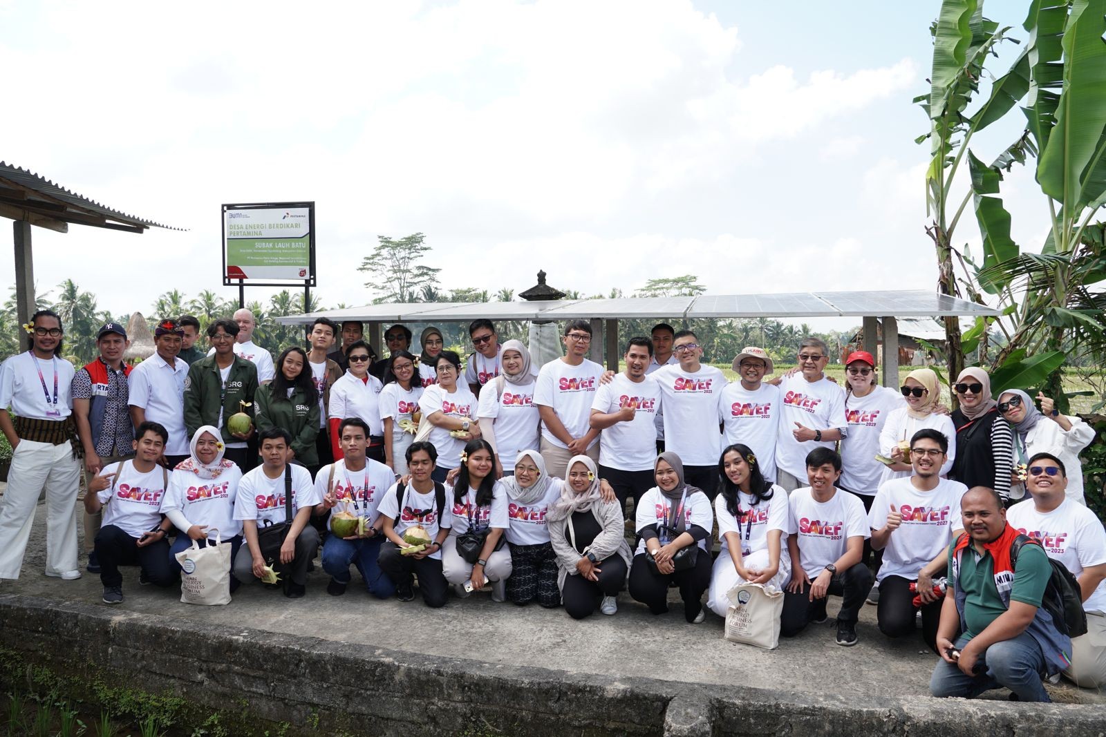 Delegasi Youth Dialogue SAYEF Kunjungi Desa Energi Berdikari Pertamina. (Foto: MNC Media)