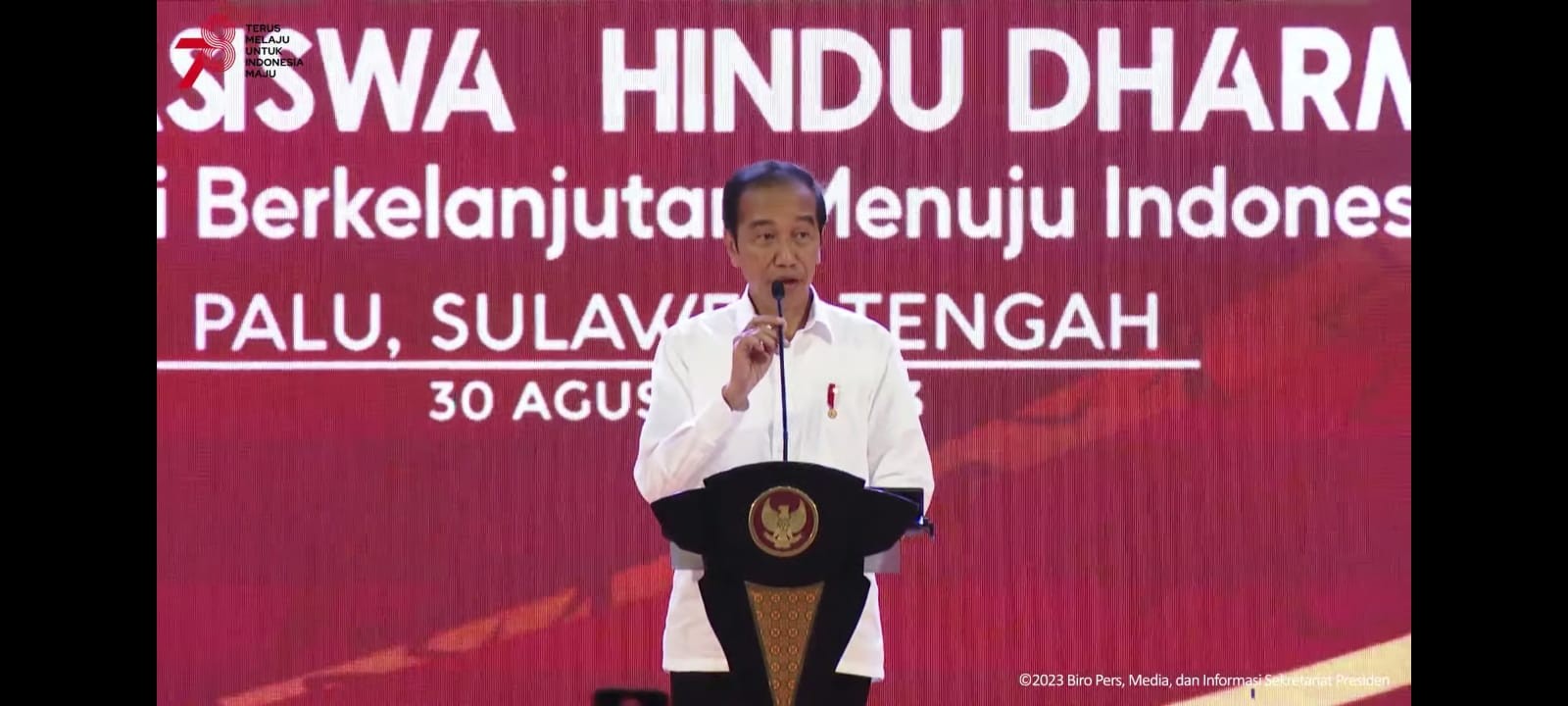Jokowi Ungkap Banyak Negara Ekonominya Jatuh Usai Hadapi Pandemi. (Foto: MNC Media)