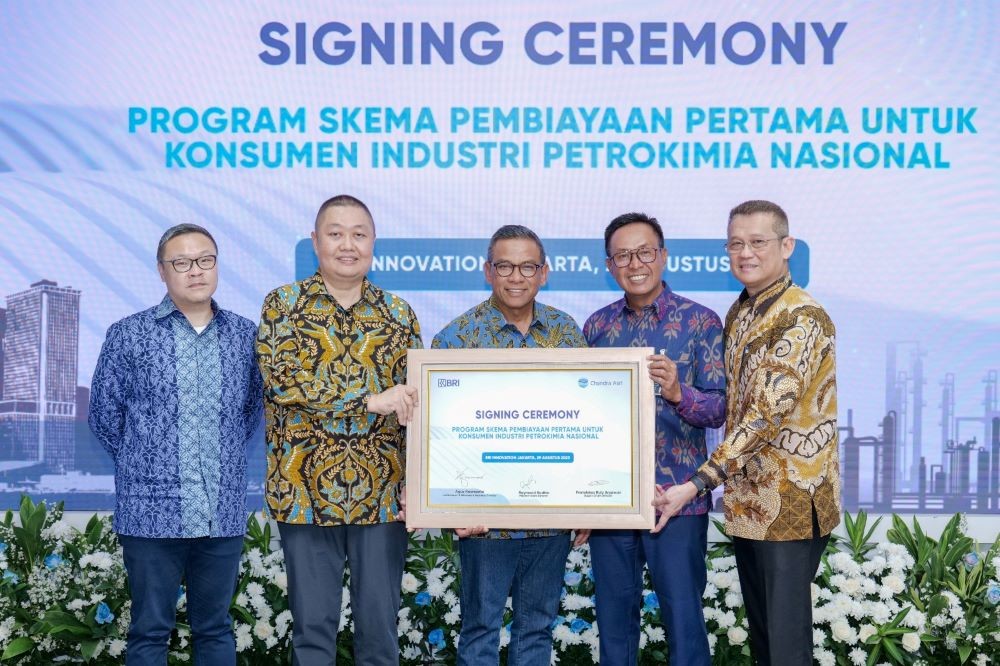 Dukung Rantai Pasok Industri Petrokimia Nasional, BRI Jalin Kerja Sama dengan Chandra Asri. Foto: dok. BRI.