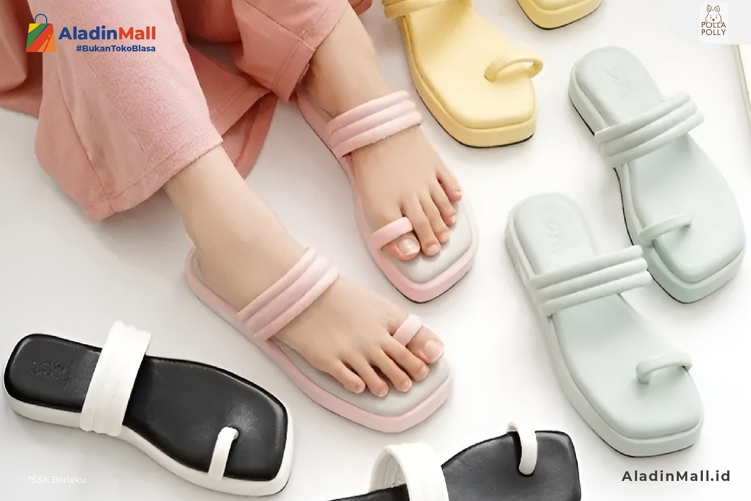 Tips Mix and Match Sandal Wanita Korea Style buat Hangout, Bikin Makin Modis. (Foto MNC Media)