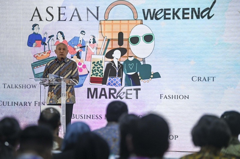 MenkopUKM Sebut ASEAN Punya Potensi Pasar yang Besar. (Foto: Anggie/ MNC Media)