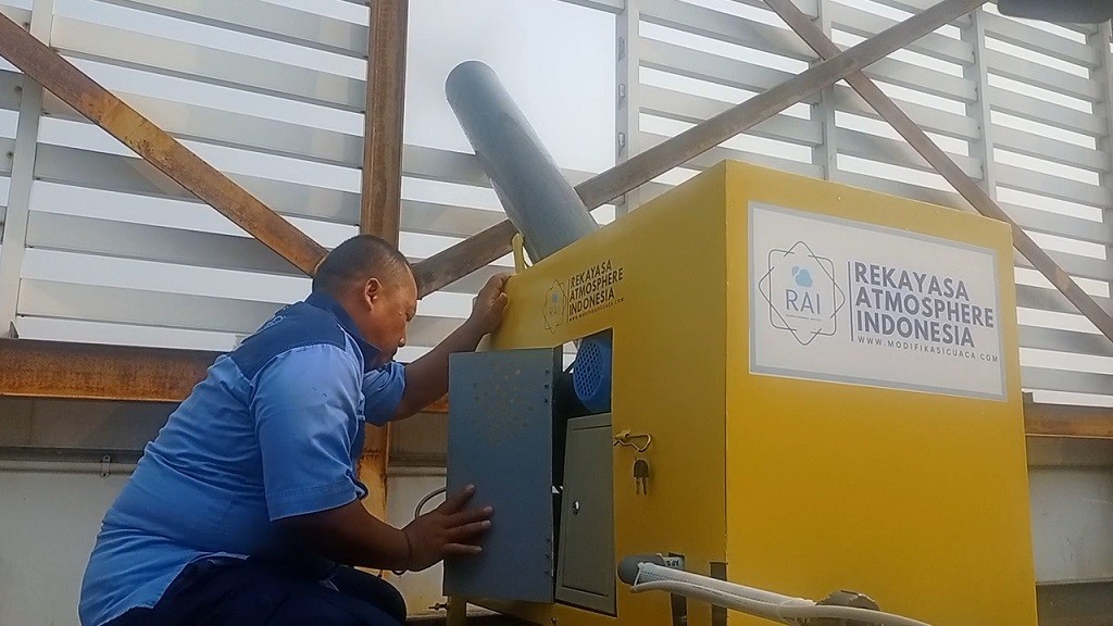 Harga Alat Water Mist Kini Dipatok Rp60 Jutaan per Unit. (Foto Nur Khabibi/MPI)