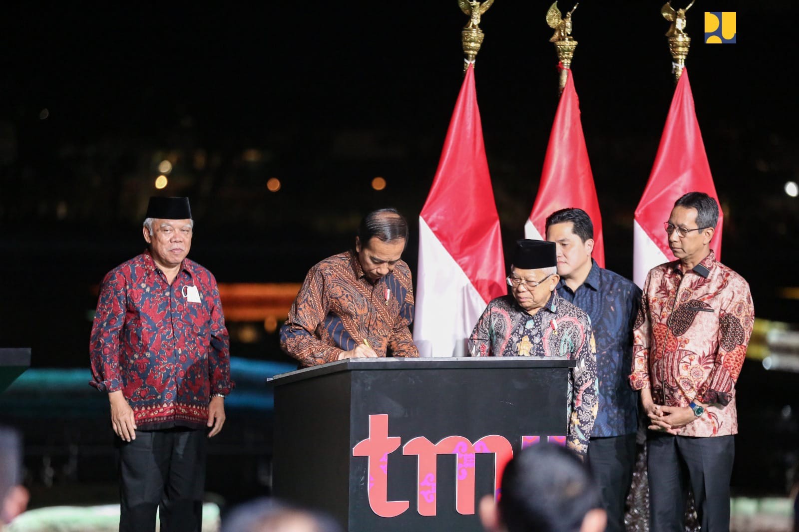 Diresmikan Jokowi, Heru Budi Optimistis TMII jadi Ujung Tombak Destinasi Wisata (FOTO:MNC Media)