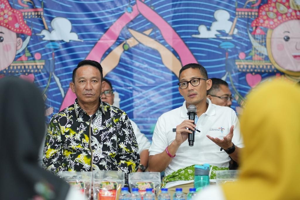 Buka Lapangan Kerja Baru, Sandiaga Dorong Pemberdayaan UMKM Belitung Timur (FOTO:Dok Ist)