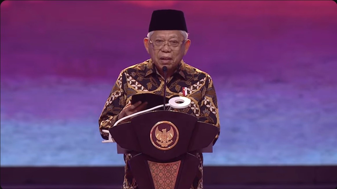 Wapres Pamer Peran Pesantren Jadi Penggerak Ekonomi RI di Forum ASEAN Business Award. (Foto MNC Media