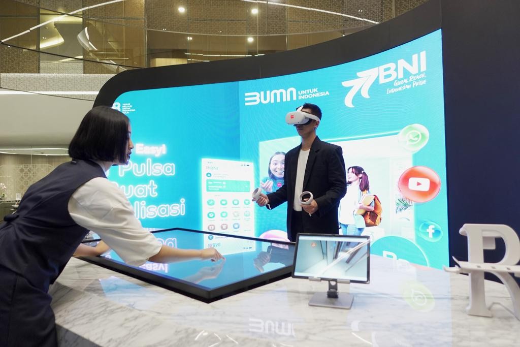 Gandeng V2 Indonesia, BBNI Perkuat Layanan Digital Interaktif Lewat AR dan VR (foto: MNC Media)