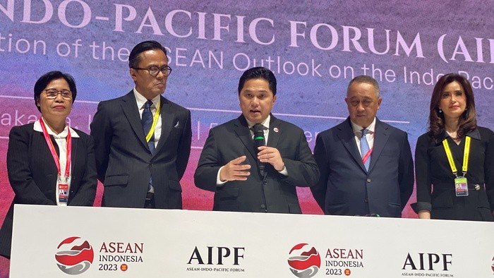 Erick Thohir Sepakat Kesetaraan Perdagangan Jadi Landasan yang Menguntungkan ASEAN. Foto: MNC Media.