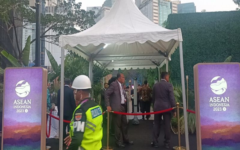 Gala Dinner KTT ASEAN, Kawasan Hutan Kota GBK Dikawal Ketat PM hingga Paspampres. Foto: MPI