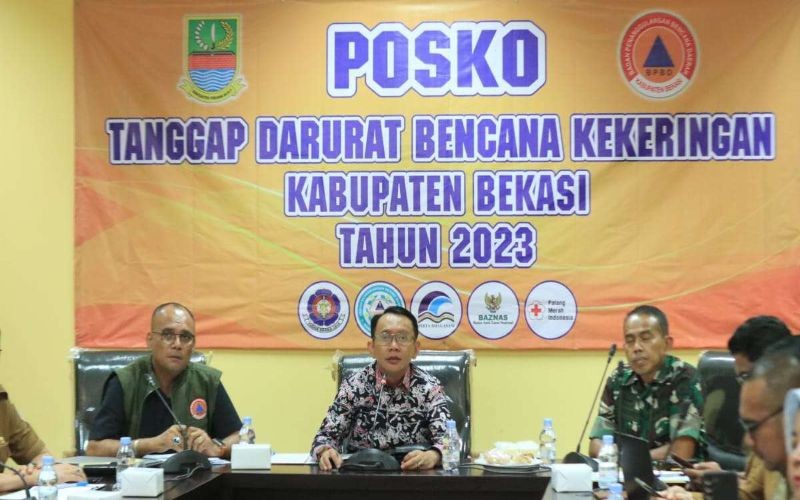 Kekeringan Landa 10 Kecamatan, Pemkab Bekasi Ajukan Permohonan Hujan Buatan. Foto: MPI