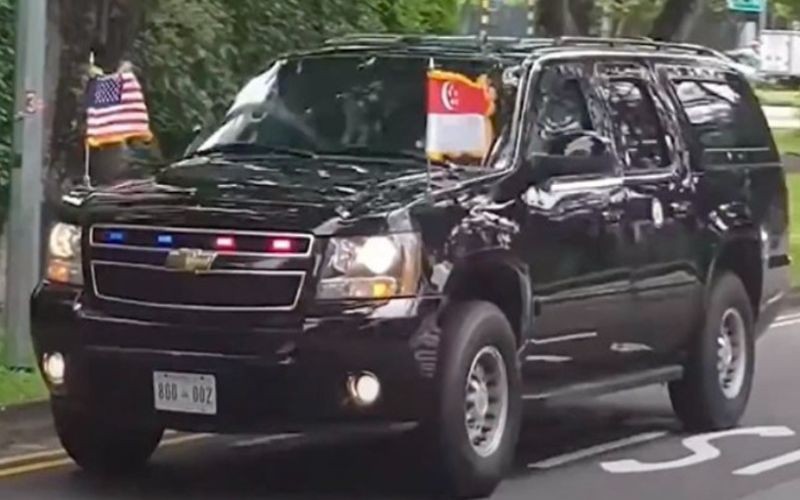 Wapres AS Naik SUV, Bukan Mobil Listrik di KTT ASEAN, Intip Spesifikasinya.  Foto: YouTube/Roads.sg