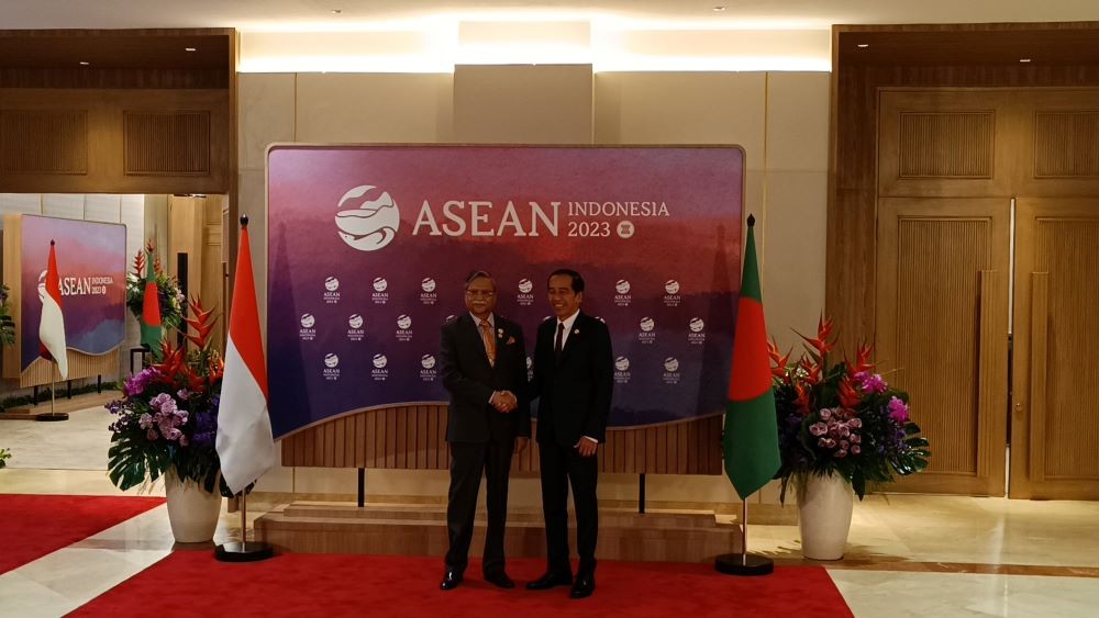 Jokowi Lakukan Pertemuan Bilateral dengan Presiden Bangladesh. Foto: MNC Media.
