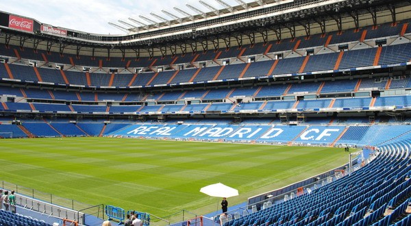 Stadion Real Madrid setelah Renovasi Rp19 Triliun: Dilengkapi Sistem Irigasi Bawah Tanah Canggih. (Foto: MNC Media)