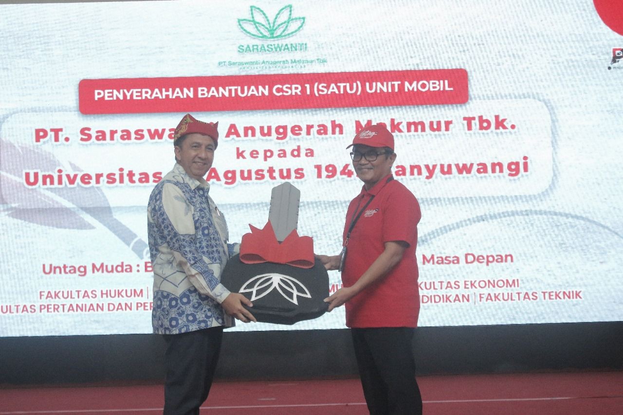 Dukung Pendidikan Indonesia, Saraswanti Anugerah (SAMF) Serahkan Bantuan Mobil Operasional. Foto: MNC Media.