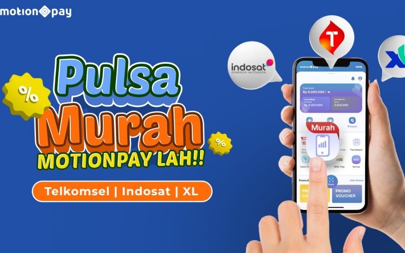 Beli pulsa murah pakai MotionPay (MotionPay)