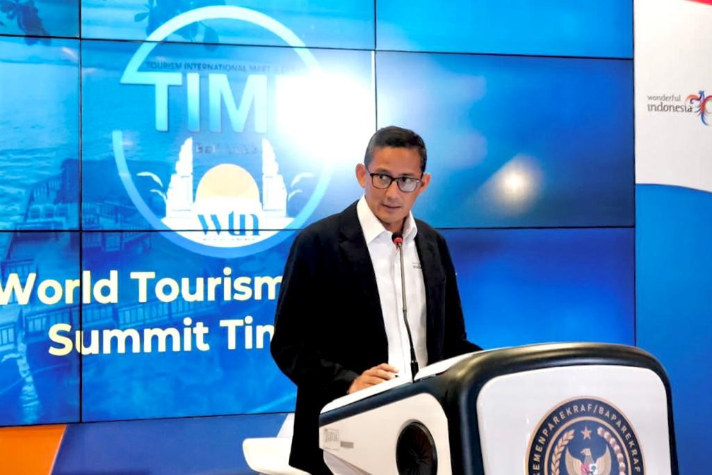 Sandiaga Uno: World Tourism Network Summit 2023 Dorong Sektor MICE di Bali. (Foto: MNC Media)