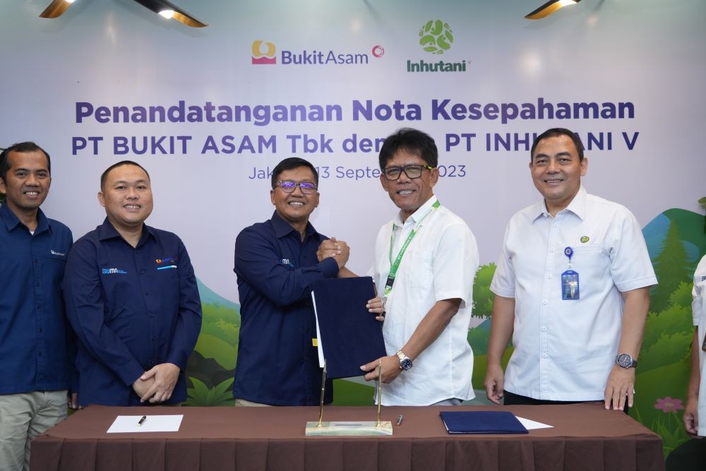 Bukit Asam (PTBA) Gandeng Inhutani V, Komitmen Reklamasi hingga Pengelolaan Hutan. Foto: MNC Media.