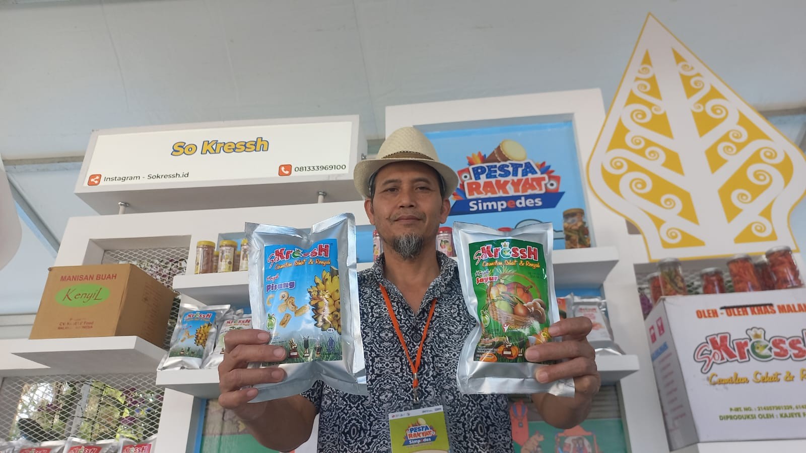 Rajin Ikut Pameran BRI, UMKM Kripik ‘So Kressh’ Punya Ribuan Reseller. (Foto BRI)