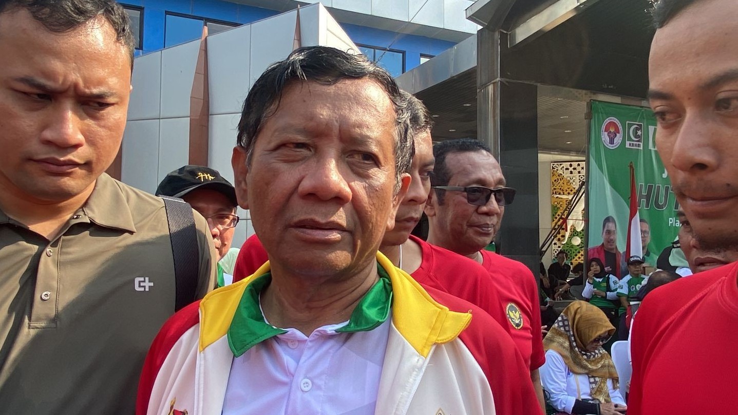Mahfud MD: Namanya Presiden Bisa Tahu Apa Saja, Termasuk Data Intelijen. (Foto Riana Rizkia/MPI))