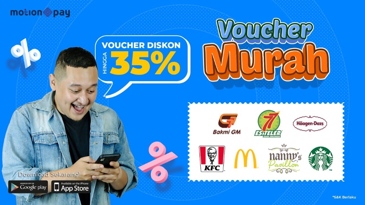 MotionPay Bagi-Bagi Voucher Diskon hingga 35 Persen di Aplikasi, Cek Sekarang Juga.  (Foto: MNC Media)