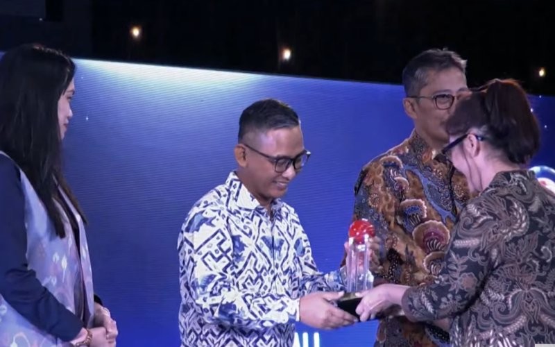 PT Adhi Persada Gedung (APG) meraih penghargaan di ajang IDX Channel Anugerah Inovasi Indonesia 2023. (Arif Julianto/IDX Channel )