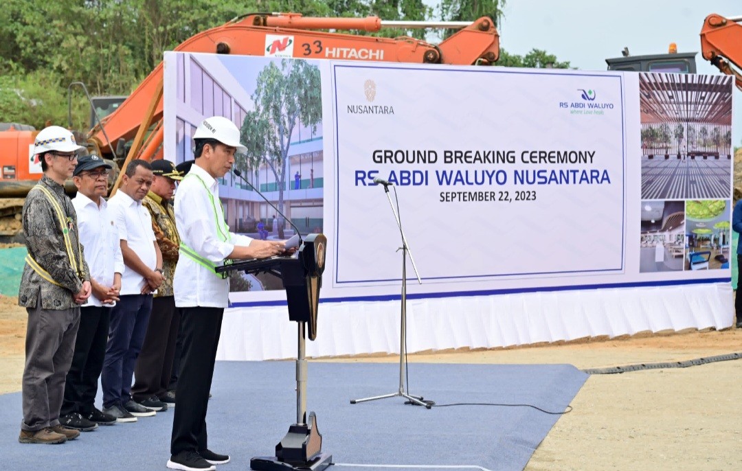 Gelontorkan Rp2 Triliun, Rumah Sakit Pertama di IKN Siap Dibangun (FOTO:Dok Sekretariat presiden)