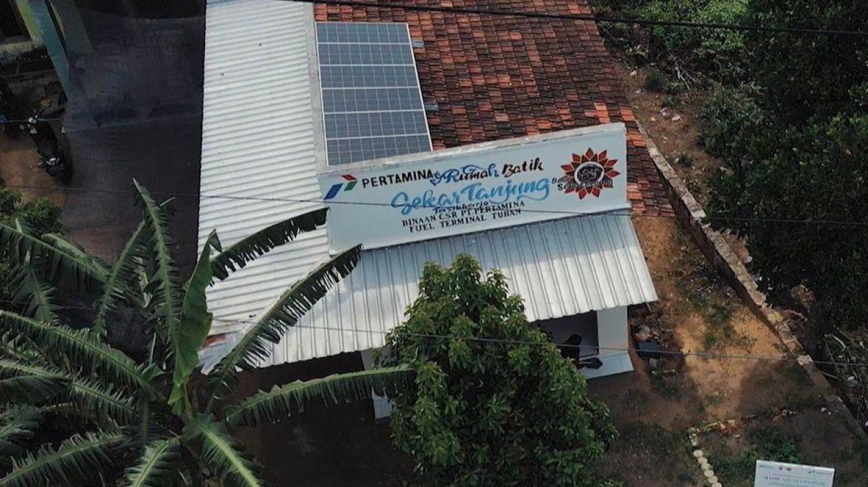 Pertamina Berdayakan UMKM Desa Tasikharjo Melalui EBT Tenaga Surya. (Foto Pertamina)
