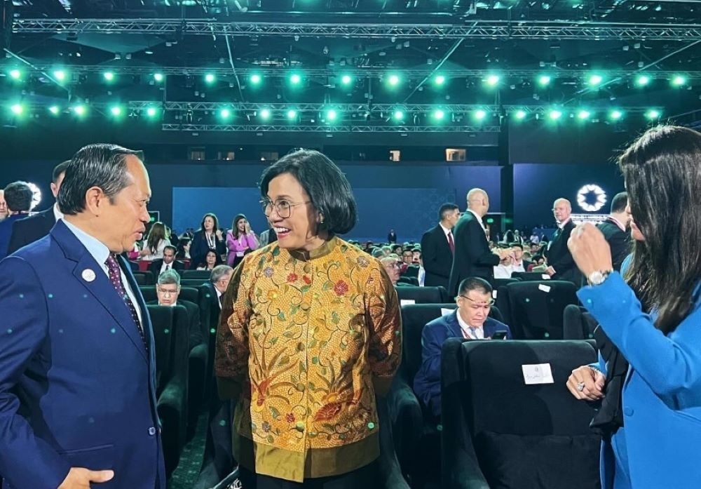 Sri Mulyani Apresiasi Dukungan Forum AIIB Bantu Negara Berkembang. Foto: MNC Media.